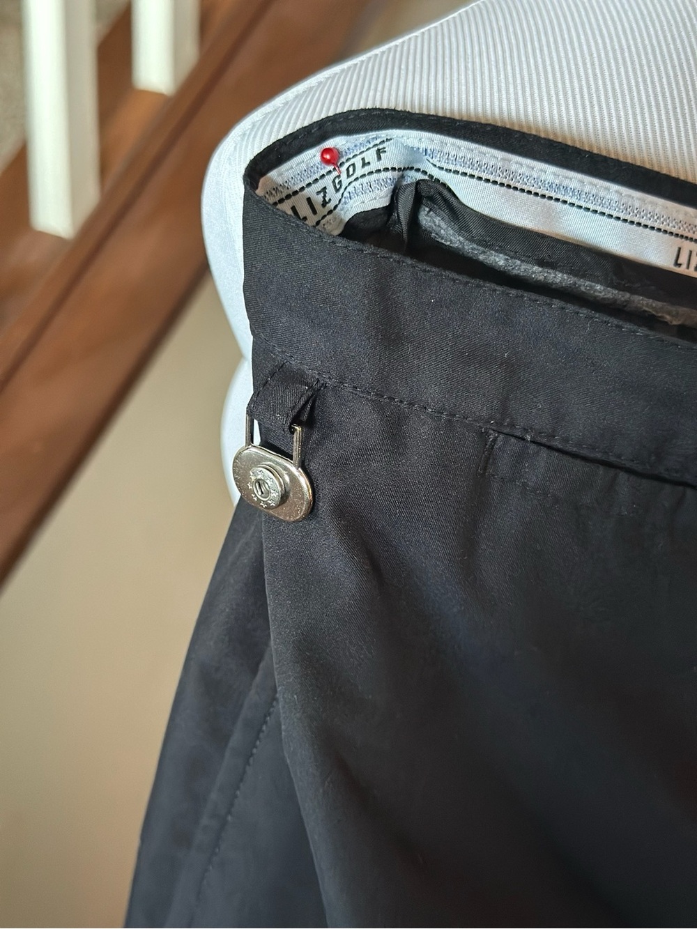 Classic Black Pull-On Golf Pants - N1014 - Picture 3 of 3